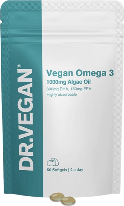 DR.VEGAN Vegan Omega 3 Algae Oil 60 Softgels