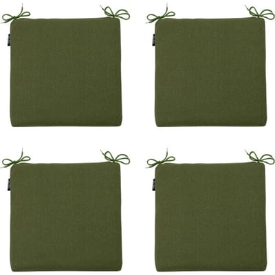 Madison - Zitkussen Moss green canvas eco+ - Ca. 40x40 cm - Set van 4