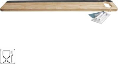 Gusta - Serveerplank - met krijt - 75x15cm