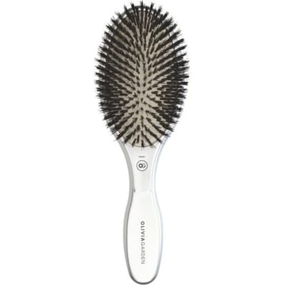 Olivia Garden - Care Oval - Boar - Haarborstel - Silver