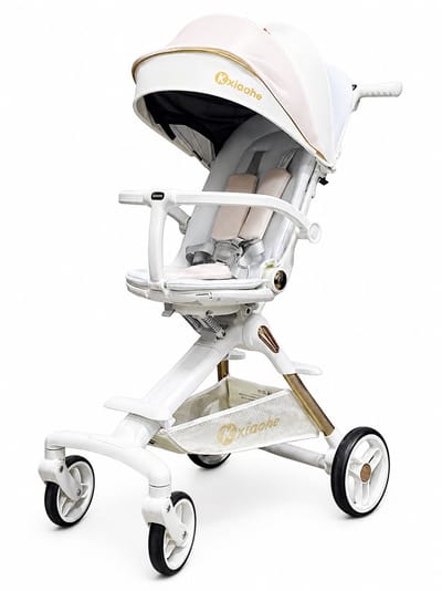Kxiaohe - Kinderwagen - 3 in 1 - 360 graden draaibaar zitting - Lichtgewicht & Inklapbare - verstelbaar - compact formaat - Luxe buggy