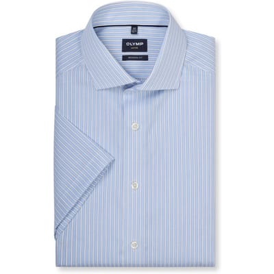 OLYMP Luxor Overhemd, Modern Fit, Royal Kent, Bleu