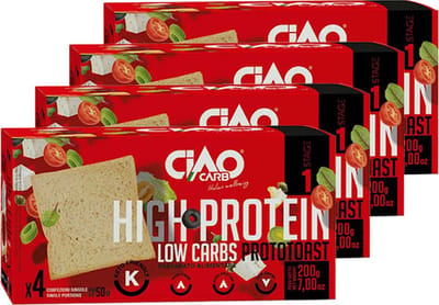 CiaoCarb | Prototoast Naturel | 4 stuks | 4 x 200g