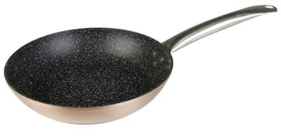 Professionele braadpan van gesmeed aluminium 24 cm met inductie en ecologische antiaanbaklaag