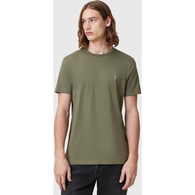 AllSaints Tonic Ss Crew Fleur Green Taglia: M | Magliette basic Outlet | Uomo | Verde