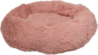Flamingo Mand "Krems" – Rond – Oudroze – 50 x 32 x 18 cm – Knusse Mand voor Katten en Kleine Honden zoals Chihuahua, Maltezer en Yorkshire Terrier