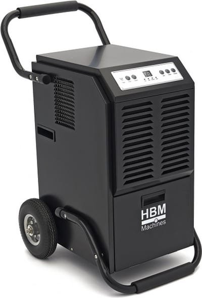 HBM professionele bouwdroger, luchtontvochtiger, vochtvanger 50 Liter, 650 Watt