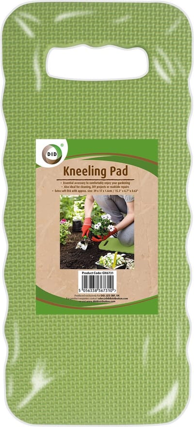 DID Kniematje - 39x17 cm - kniekussen - groen - zacht rubber - Kniebeschermer