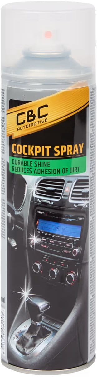 C&C Cockpit Spray 500ml – Auto Interieur Reiniger & Dashboard Spray