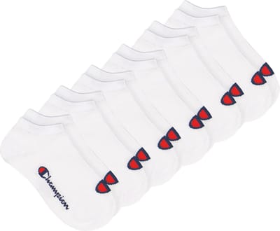 SOKKEN 6 paar Champion sneakersokken, maat. 35 - 46 Unisex sneaker korte sokken