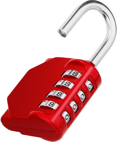 Hangslot-Cijferslot-Kluis-Fitnessstudio-4-Cijferig-Combinatieslot-Weerbestendig-Kelderdeur-Tuinhekken