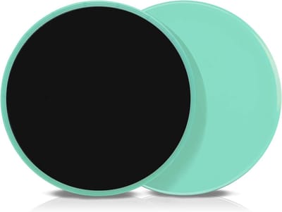 MTTProducts - Fitness sliders - Double exercise discs - Ideaal voor abs en full-body training - Groen - Geschikt voor elk type vloer - Perfect voor yog...
