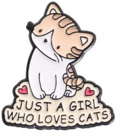 Pin Broche - enamel pin - kledingspeld - Love cats