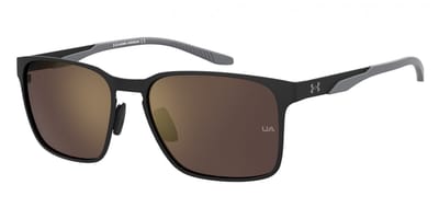 Under Armour UA ASSIST MTL/G Matte black grey 57/17/140 MAN Zonnebrillen