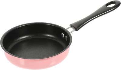 Koekenpan - Ontbijtpan Wok - Lekkere Maaltijden Maken - Anti-aanbaklaag - 25x13x3cm - Roze