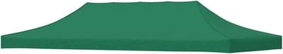 Partytent dak - Tentzeil Gazebo - Buitenfeest Overkapping - UV Waterbestendig - 6x3 meter - Groen