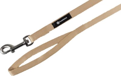 Flamingo Ziggi - Looplijn Honden - Looplijn Ziggi Beige 100cm 15mm - 1st - 124870 - 1st