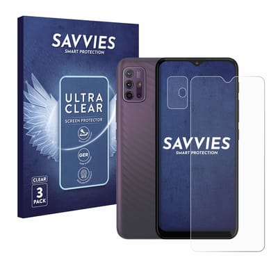 Savvies - Screenprotector voor Motorola Moto G10 (Voor+Camera) - Folie Beschermfolie transparant 6 Stuks