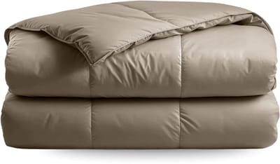 Zelesta Deluxe Uni Satijnkatoen Zomerdekbed - Walnootbruin 200x200cm