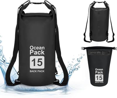 Famanu – Waterdichte dry bag rugzak - roll-top ontwerp met verstelbare harnassen - beschermt spullen tegen water en vuil - ideaal voor watersport en outdoor gebruik