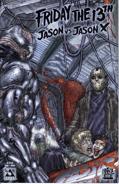 Horror Stripsboek: Jason Voorhees versus Jason in Intense Confrontatie