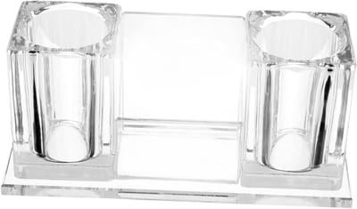 Microfoonstandaard - Microfoonhouder - Kantoor Organisatie - Stabiele Plaatsing - 19.3x9cm - Transparant