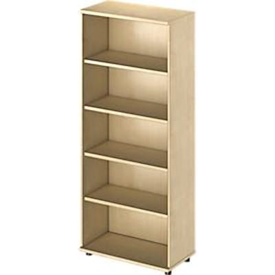 Schäfer Shop Genius open kast TETRIS WOOD, 5 OH, hoogte incl. glijders, B 800 mm, ahorn decor