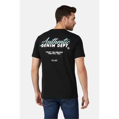 Cars Jeans Yardo Ts Black Size: XL | Printed T-Shirts Outlet | Heren | Zwart