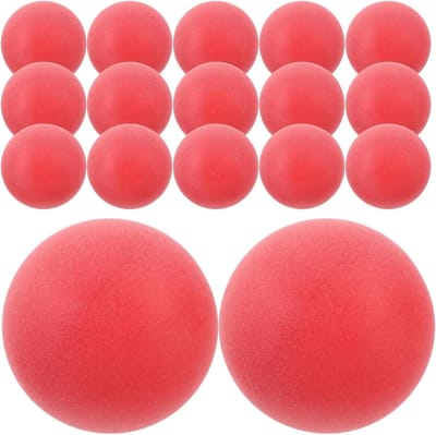 Tafeltennis Loterijballen - Pongballen Feest - Feestactiviteiten Organiseren - Duurzame PP Constructie - 40mm Diameter - Rood