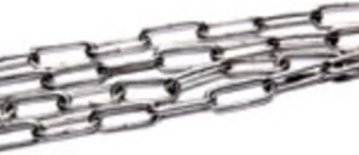 Ketting, schalm 4 mm, lengte 2 m, RVS, voor ophangen schaduwdoek