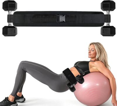 VINEST Zwarte gewichthefriem voor heren met slotgesp, ademende nylon gewichthefriem dames, lifting riem met verstelbare klittenbandsluiting, gewichtsriem voor billen-training
