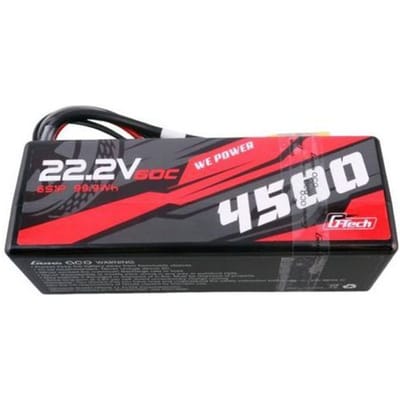 Gens ace &Tattu G-Tech 4500mAh 6S1P 22.2V 60C HardCase RC car Lipo Battery 14#