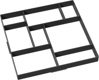 Bestratingsvorm Vierkant - Tuinmal - Looppad Maken - Herbruikbaar Plastic - 50x50x4.5cm