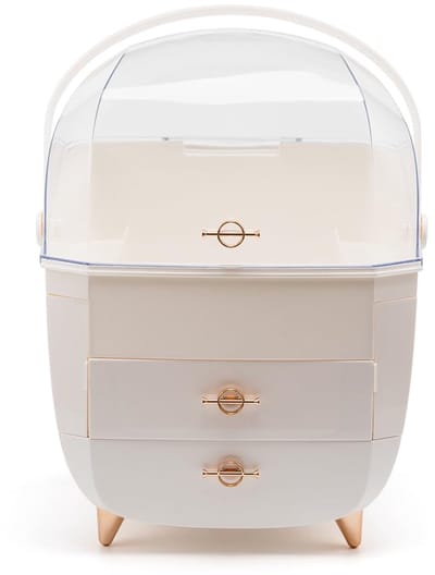 Unyqoos® Elegante en Ruime Cosmetica Organisator voor Make-up en Sieraden, Stijlvolle Opbergoplossing voor Tafel
