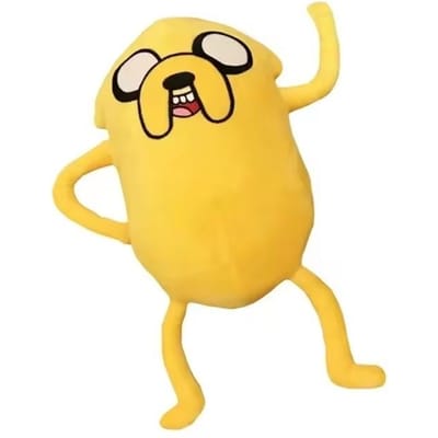 28-37cm Adventure Time Pluche Speelgoed Finn Jake Pinguïn Poppen Zacht Knuffeldier Pluches voor Kinderen Verjaardagscadeaus Feestdecoratie yellow