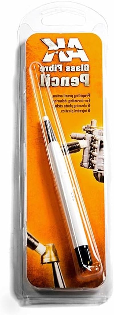 Glasvezel Potlood - Schuurpen Modelbouw - Precisie Schuren - Vervangbare Vezelpunt - 4mm - Grijs