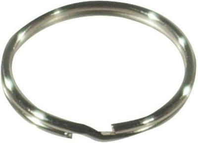 Sleutelring 20 mm vernikkeld - 100 stuks - Sleutelhanger - Split ring - 20 millimeter - DX 1602-20N
