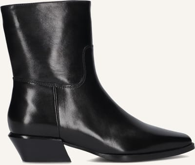 STEFANO LAURAN St2070 Enkellaarsjes - Enkelboots met rits - Dames - Zwart - Maat 37