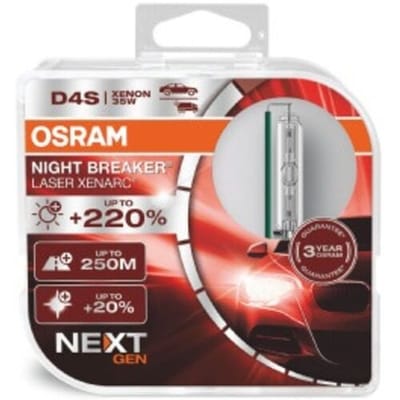 Ams-Osram Xenon lamp OSRAM D4S Night Breaker Laser 42V/ 35W, 2 stuk