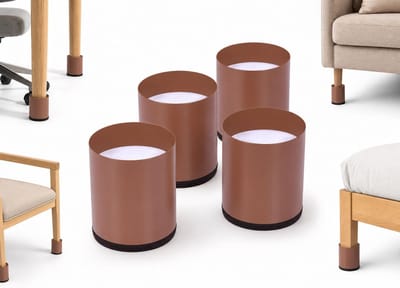 VHV - Meubelverhogers - bedpootverhogers set - 4-delig en 5 cm hoog - voor bed, tafel, stoel en bank