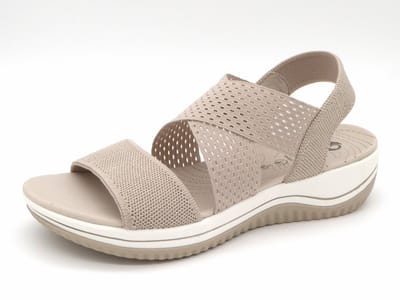 Jana Dames Sandaal - 28768-499 Beige - Wijdte H - Maat 39