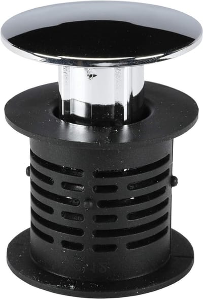 Bad Haarvanger - Afvoerzeef Stopper - Voorkom Verstoppingen - Dual Gebruik - 1.5 Inch - Chroom