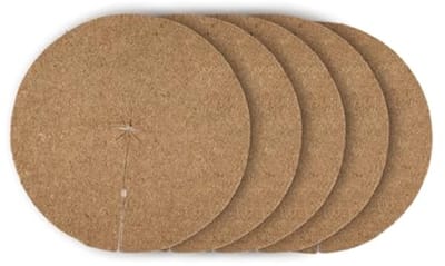 Natuurlijke mulchschijven van kokosvezel 30 cm - Bescherming tegen onkruid en warmte-isolatie