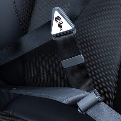 *** Gordelgeleider beschermer, kussen, clip en versteller in één - Voor een afgestelde autogordel - van Heble® ***
