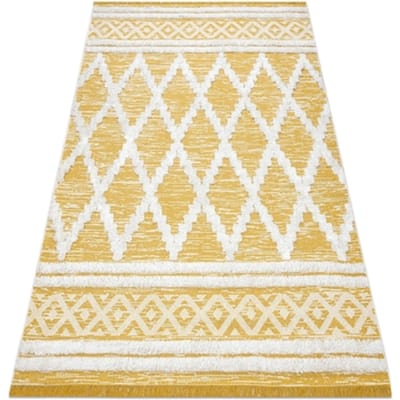 Kleden Rugsx Tapijt MOROC Ruit 22297 Ecologisch , EKO 155x220 cm