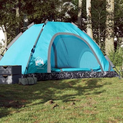 Kampeertent 5-persoons - Koepeltent Outdoor - Buitenavontuur Bescherming - Snelle Opzet - 300 x 300 x 185 cm - Blauw