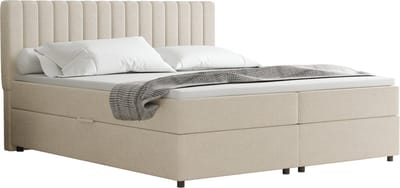 BOXBED Everest 180 x 200 cm tweepersoons met hoogwaardige Bonell-matras en topper