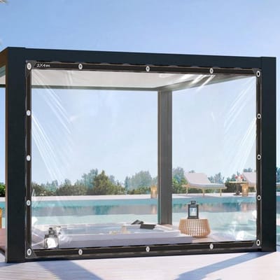 Allecto - Waterdicht Dekzeil - Transparant - Weerbestendig - 2x4m