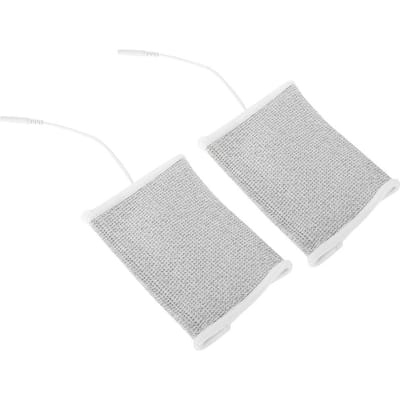 1 Paar Geleidende Elektrode Massage Pols voor Fysiotherapie Pijnverlichting Polsband white