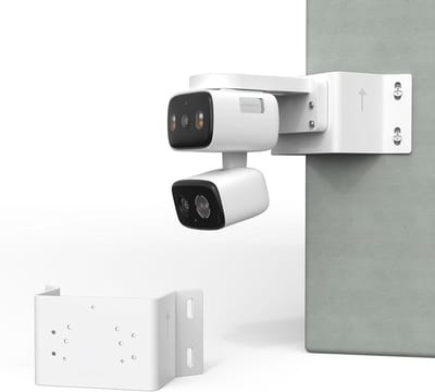 Hoekhouder Camera - Bevestiging Beugel - Buitenbeveiliging - Vergroot Zichtveld - 13.5 cm - Zwart